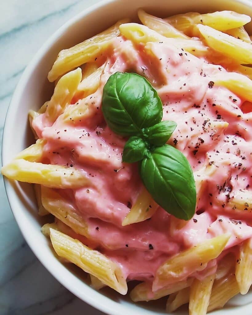 Pink Sauce Pasta Recipe