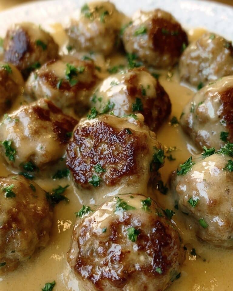 Meatballs in Dijon Gravy Recipe