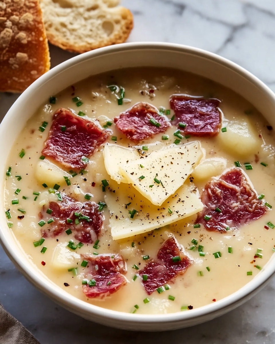 Easy Creamy Reuben Soup Recipe - Recipe Image