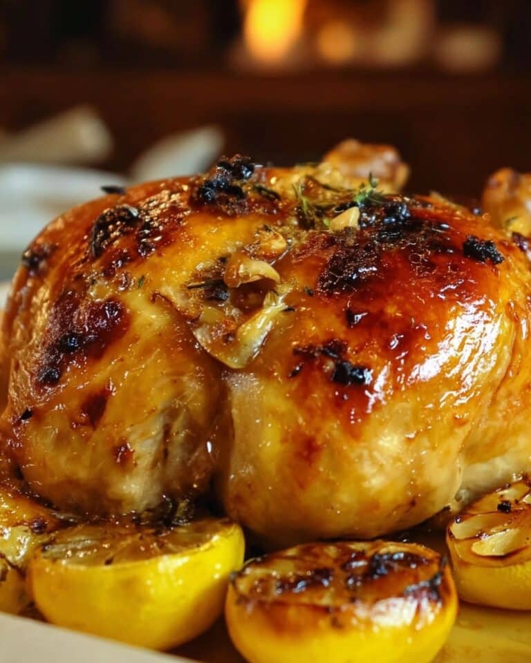 Honey Lemon Roast Chicken Recipe