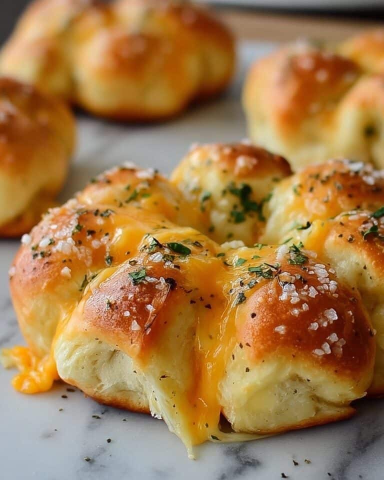 Cheese-Filled Garlic Knots Recipe