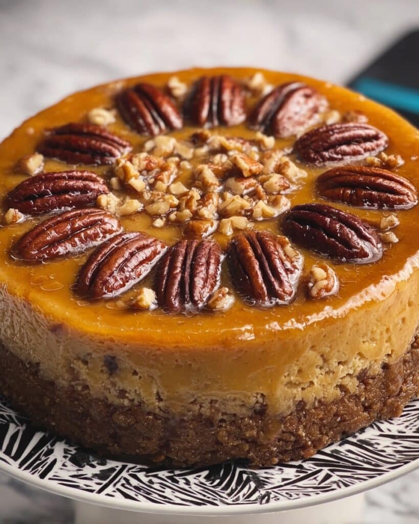 Upside-Down Georgia Pecan Cake Recipe