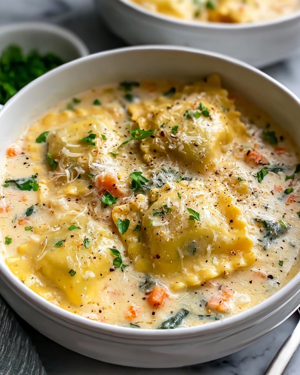 Creamy Ravioli Soup Recipe - Recipe Image