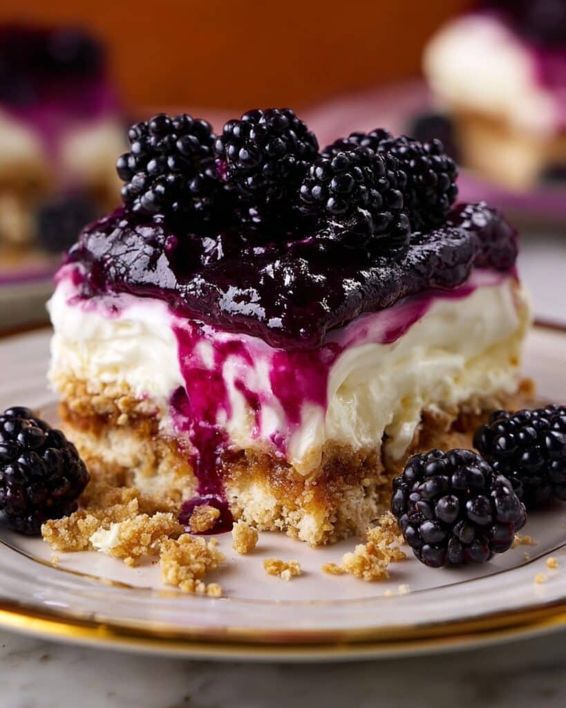 Blackberry Pretzel Dessert Recipe