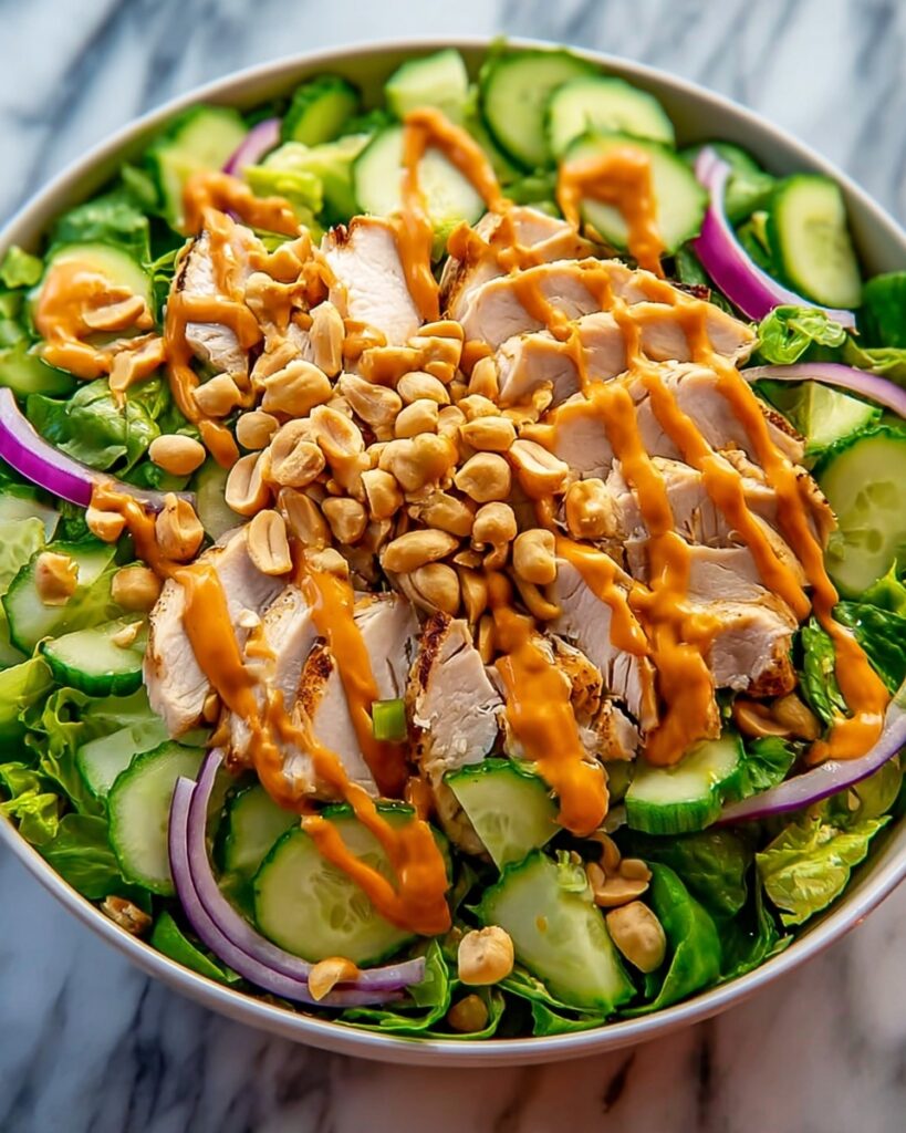 Asian Peanut Chicken Salad Recipe
