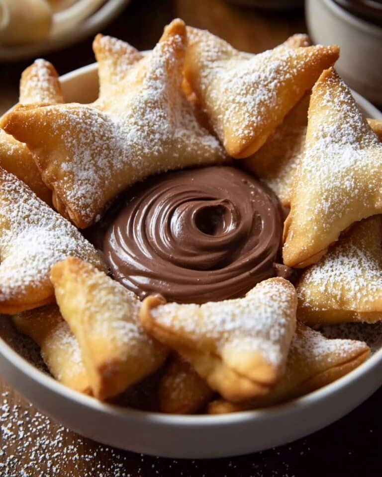 Baked Churro Chips with Chocolate Ganache Dip Recipe