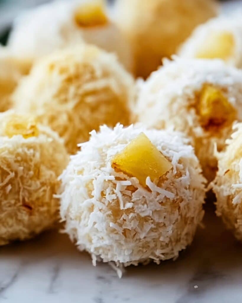 Pineapple Coconut No-Bake Balls Recipe