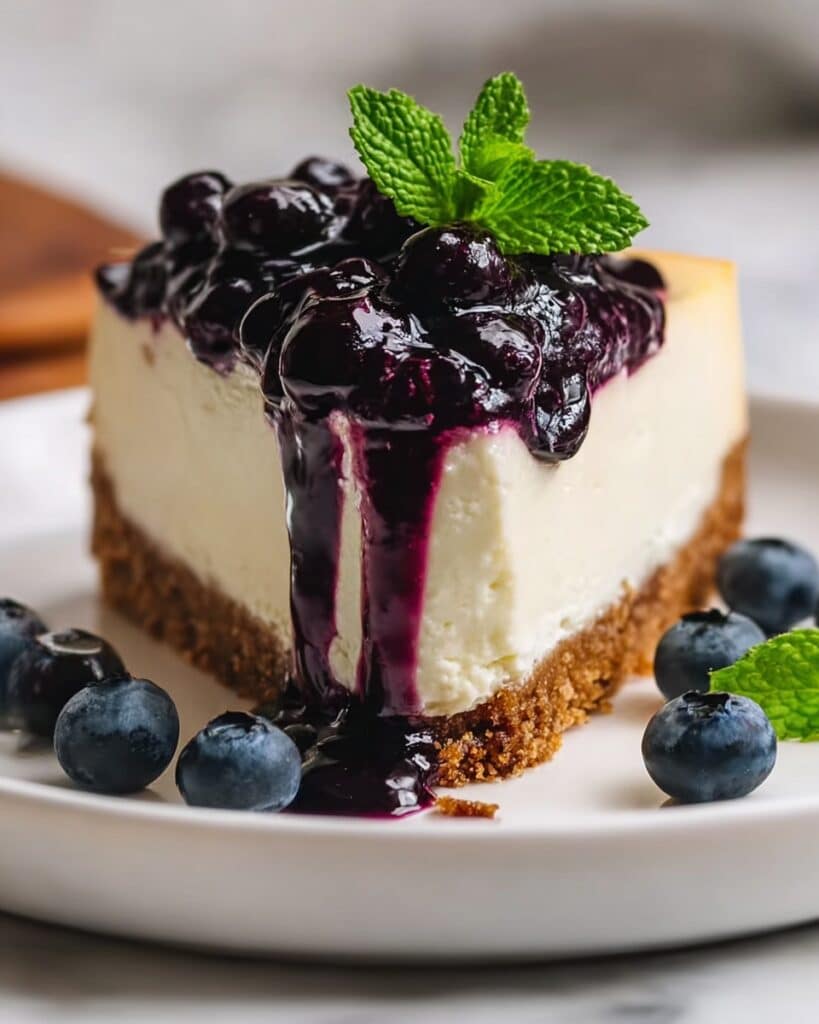 No-Bake Blueberry Cheesecake Recipe