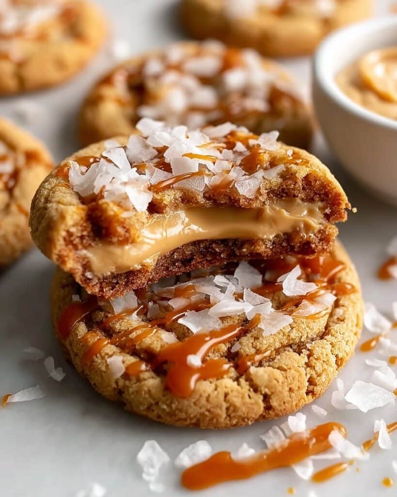 Salted Caramel Cheesecake Cookies Recipe