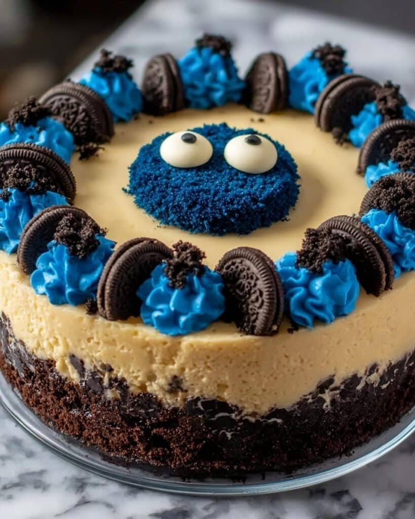 Cookie Monster Cheesecake Recipe