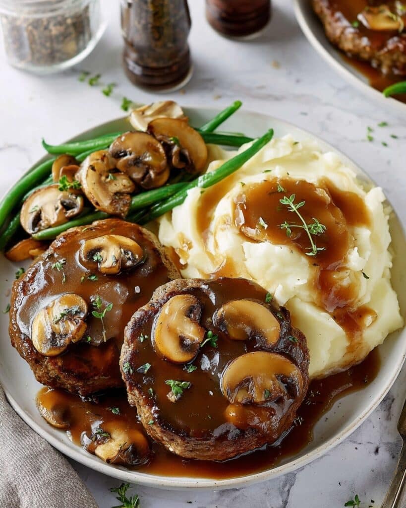 Salisbury Steak with Mushroom Gravy Recipe