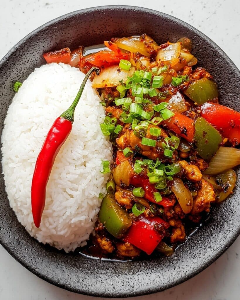 Stir-Fried Chinese Garlic Chicken Recipe