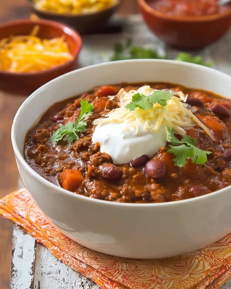 Three-Bean Sweet Potato Chili Recipe