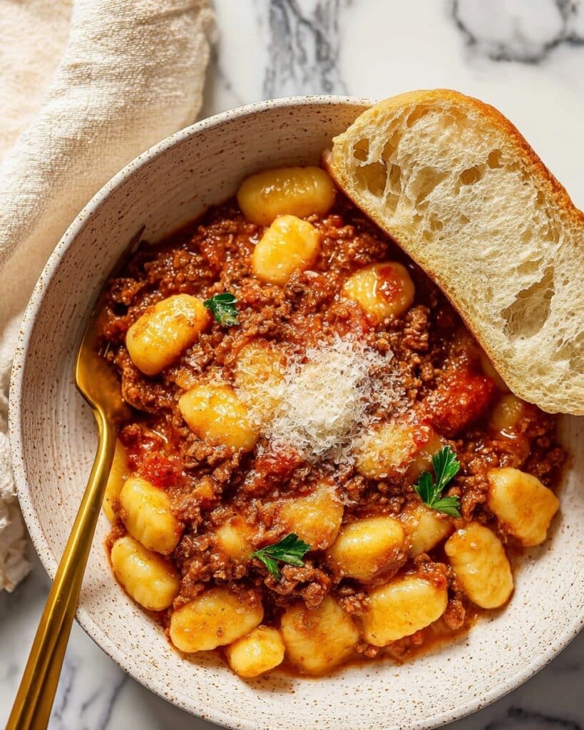 Cozy Gnocchi Bolognese Recipe