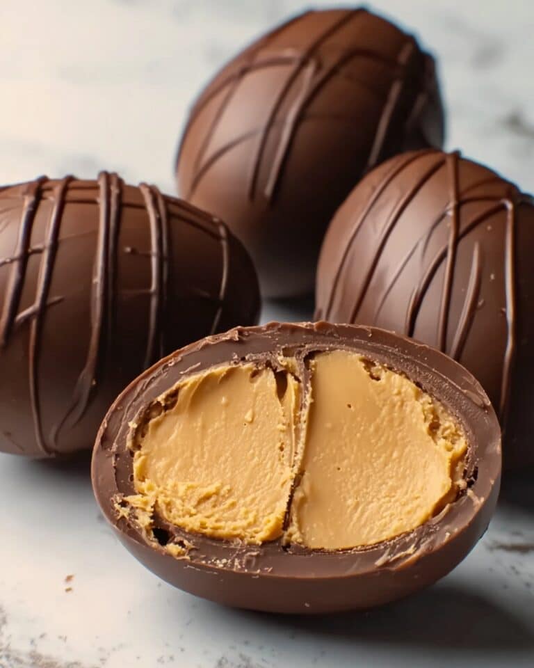 Chocolate-Coated Peanut Butter Eggs Recipe