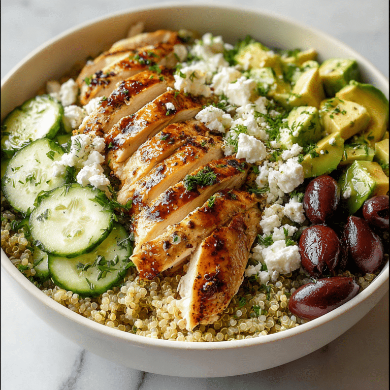 Greek Chicken Power Bowl Recipe