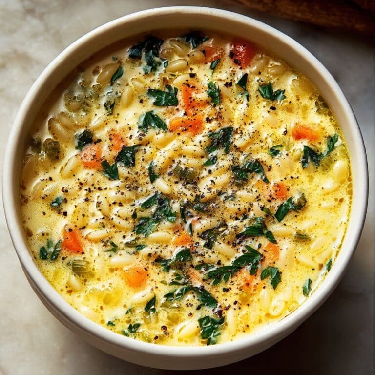 Pastina Soup with Egg, Parmesan, and Parsley Recipe