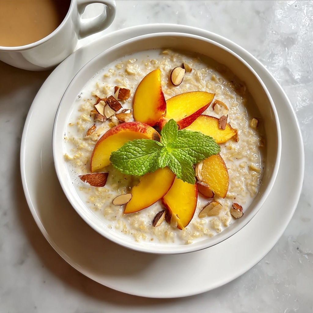 Peaches & Cream Oatmeal Recipe