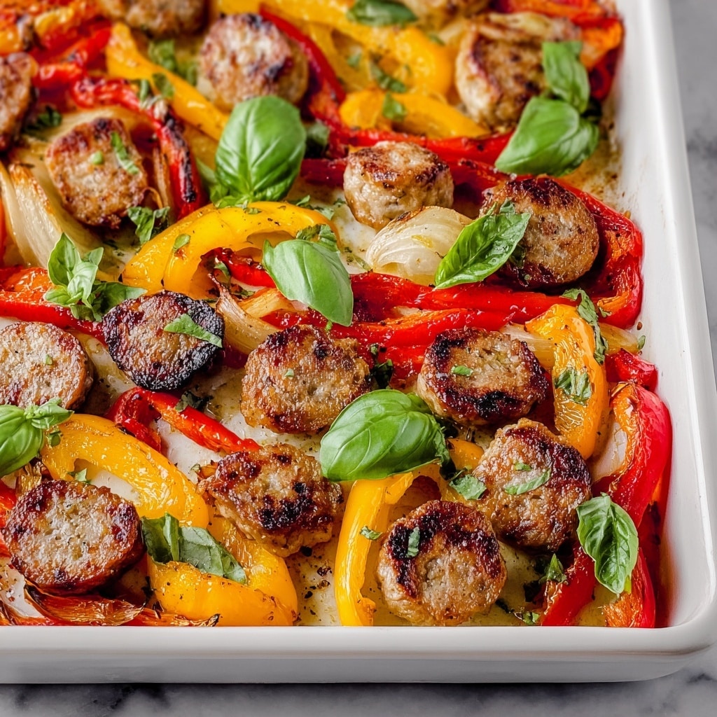 Sausage and Roasted Bell Peppers Recipe - Recipe Image