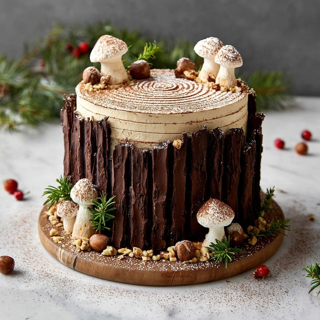Vegan Tree Stump Cake Recipe