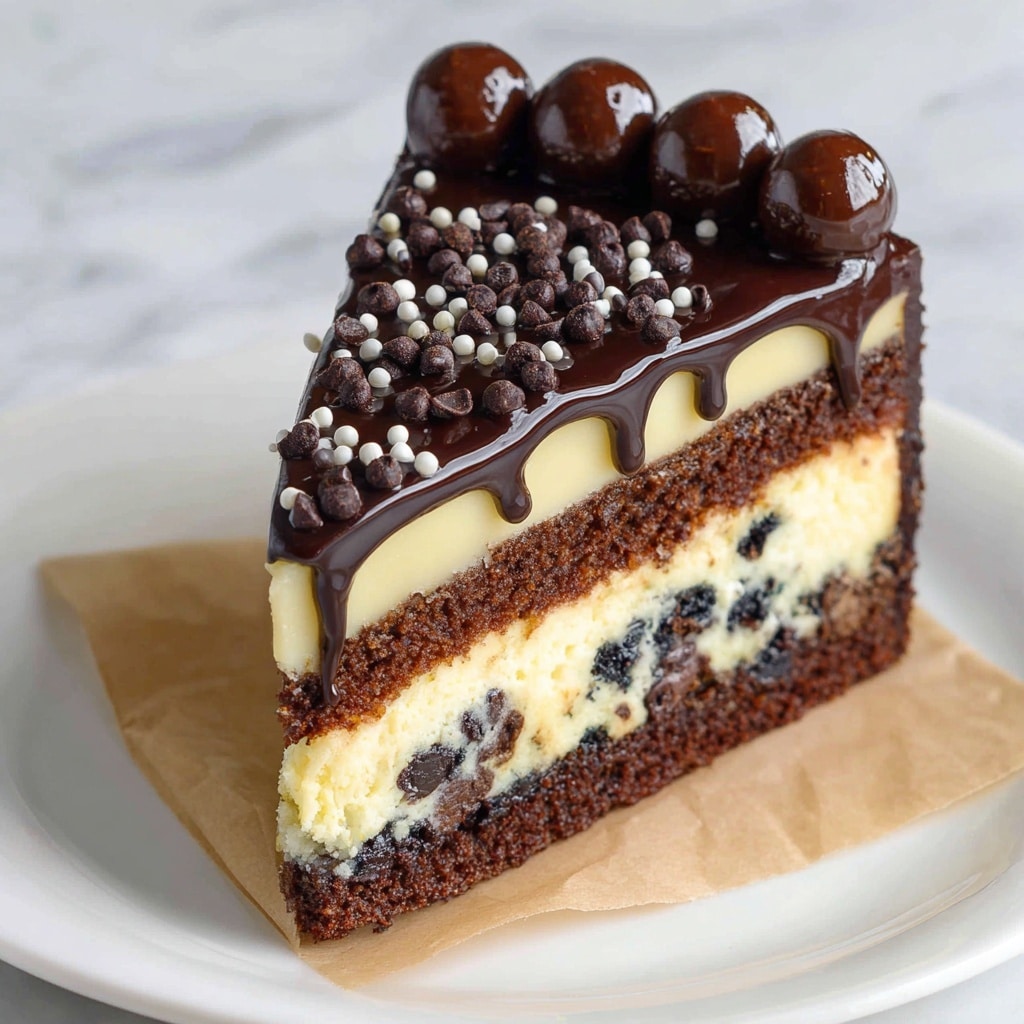 Cookie Dough Brownie Cake Recipe