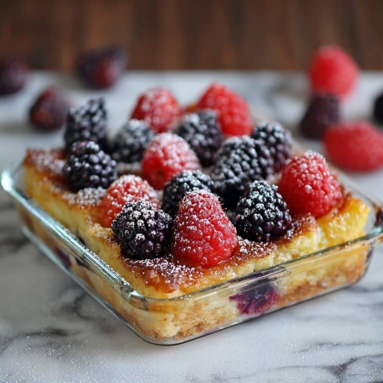 Overnight Berry Breakfast Casserole Recipe