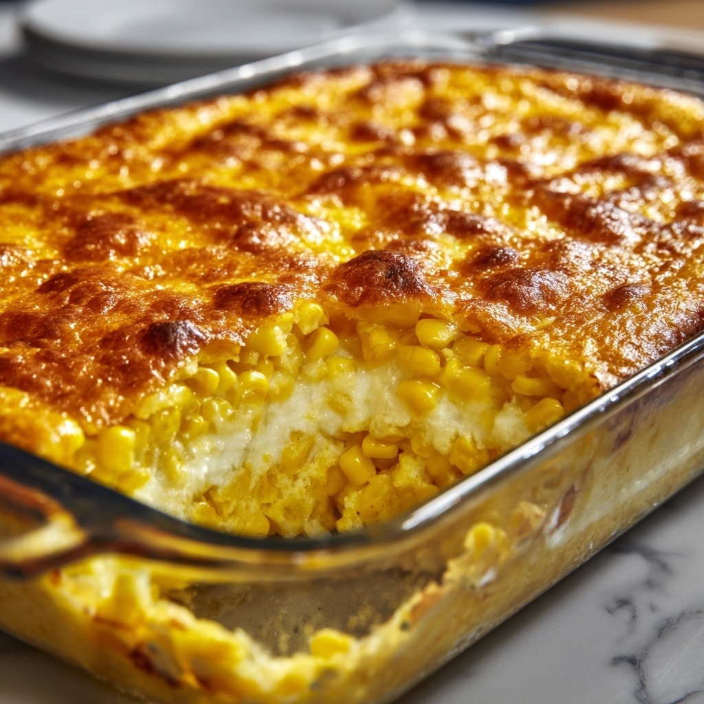 Creamy Corn Casserole with Jiffy Cornbread Mix Recipe