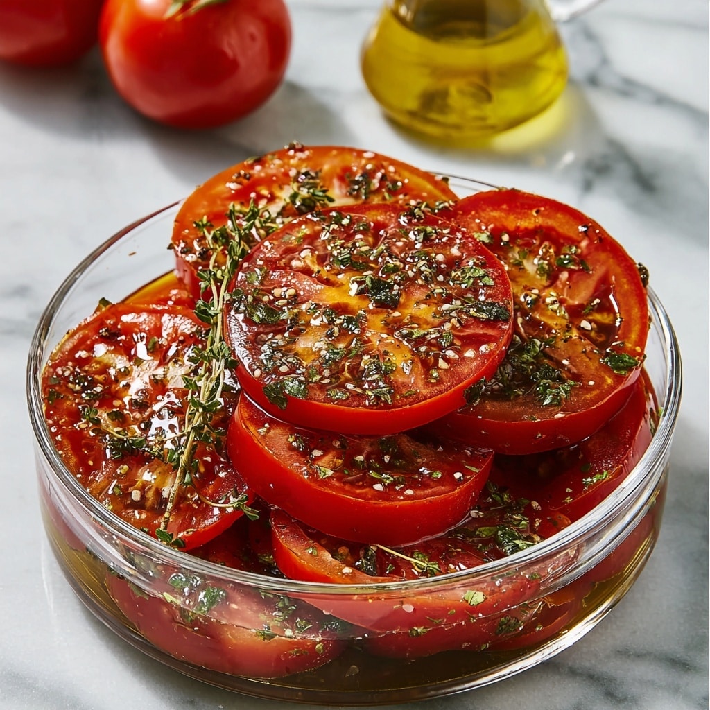 Easy Marinated Tomatoes Recipe