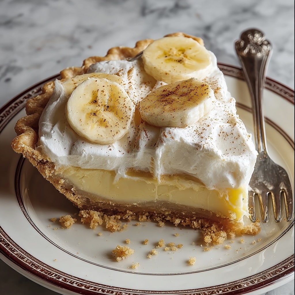 Old-Fashioned Banana Cream Pie Recipe - Recipe Image