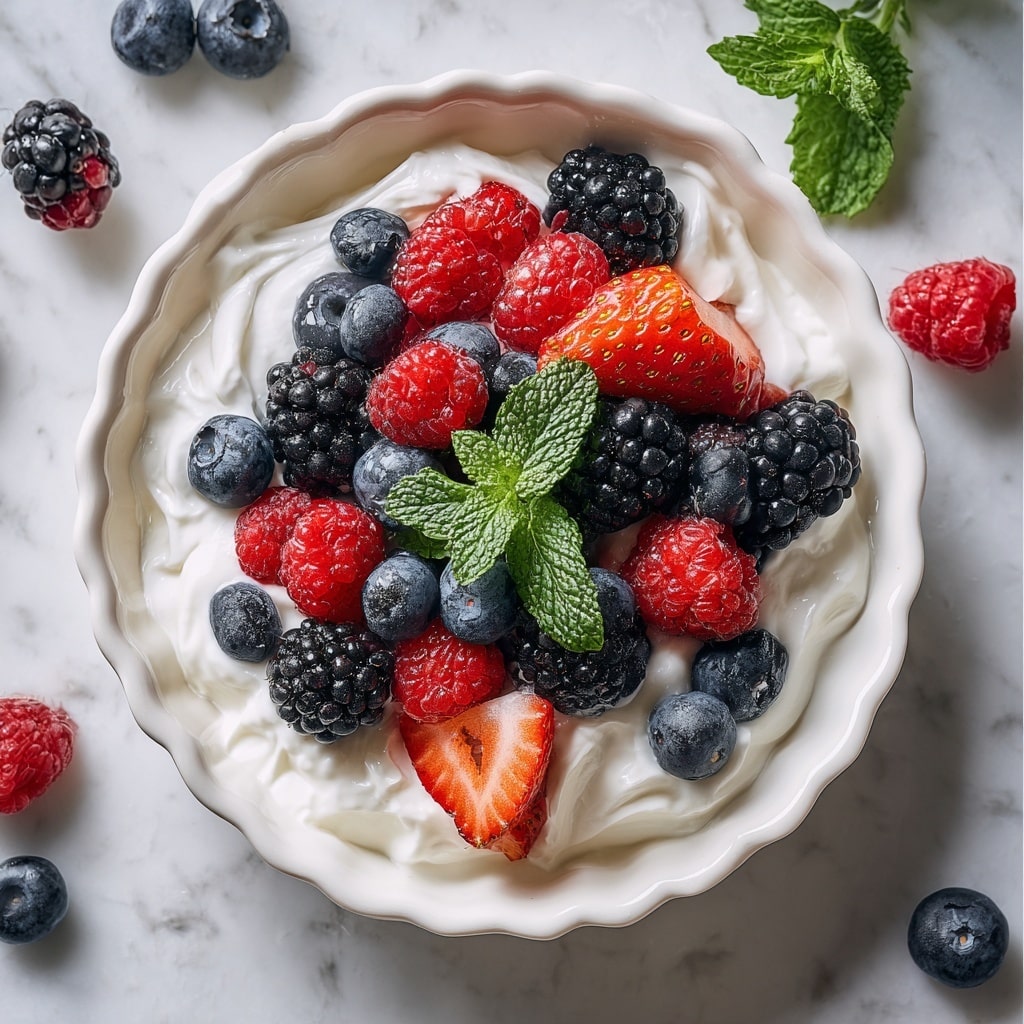 Summer Berry Salad with Lemon Poppy Seed Dressing Recipe