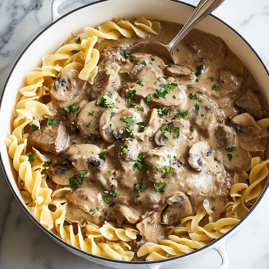 Simple Beef Stroganoff Recipe - Recipe Image
