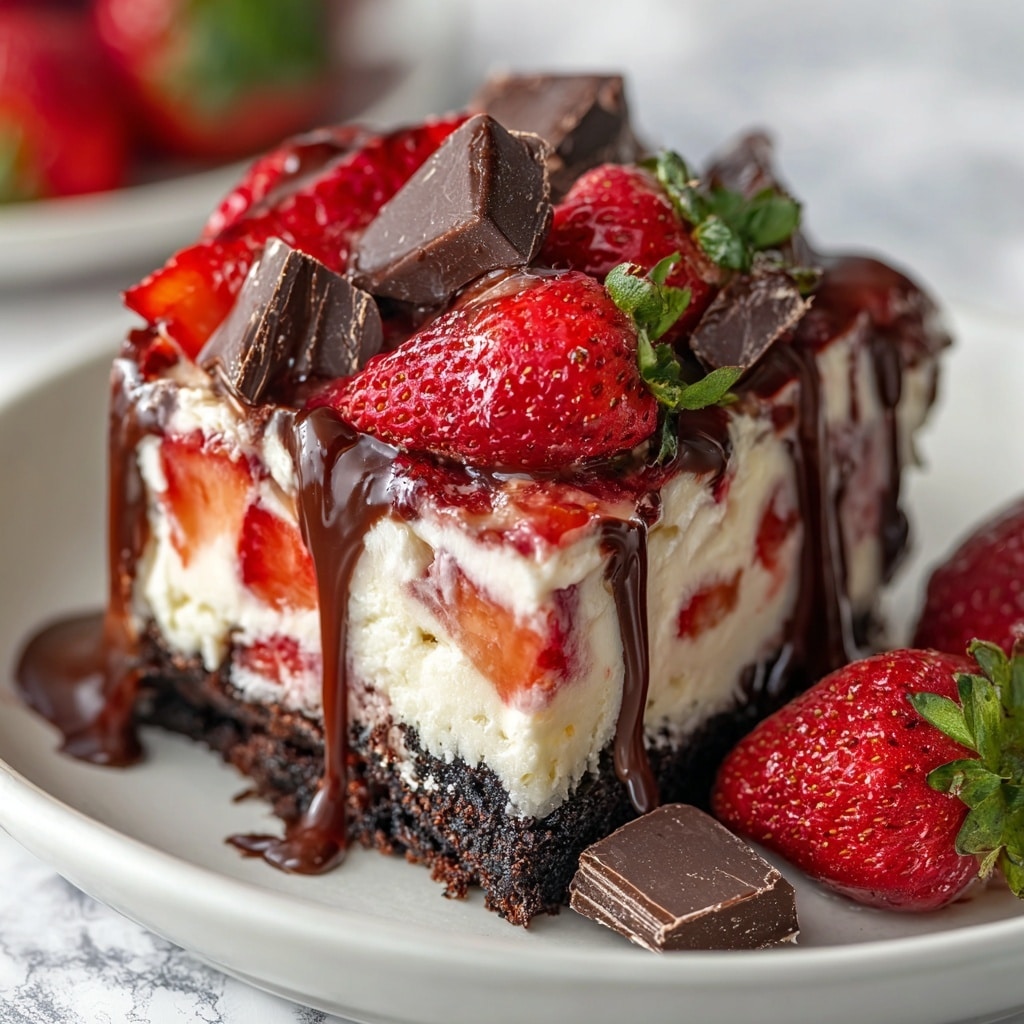 Chocolate Strawberry Cheesecake Recipe