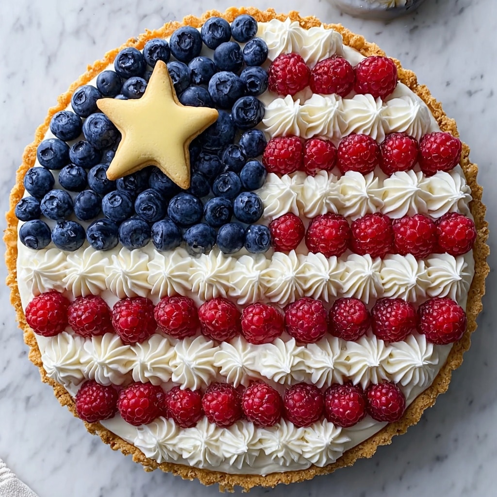 Red, White, and Blueberry Flag Pizza Recipe