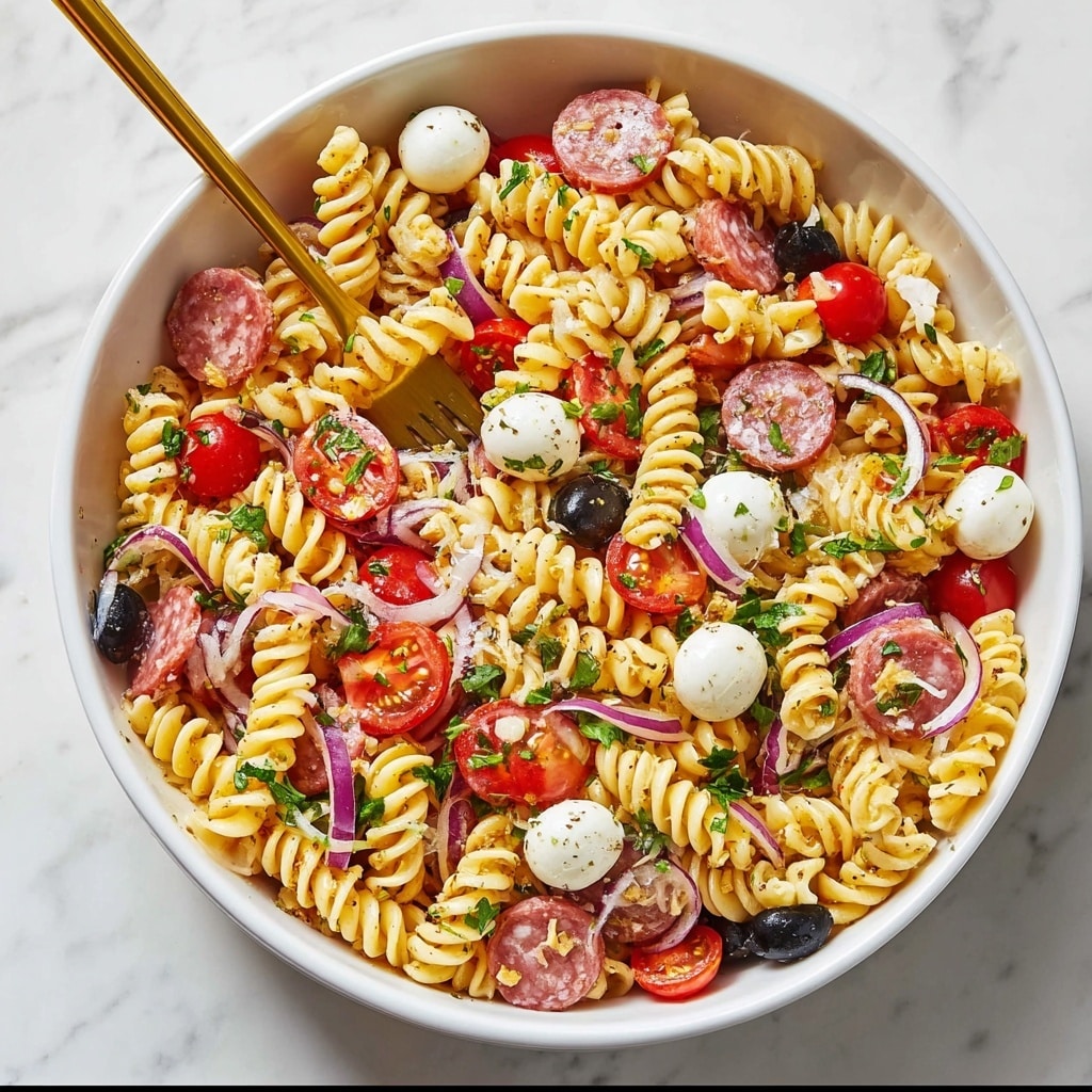 Italian Pasta Salad Recipe - Recipe Image