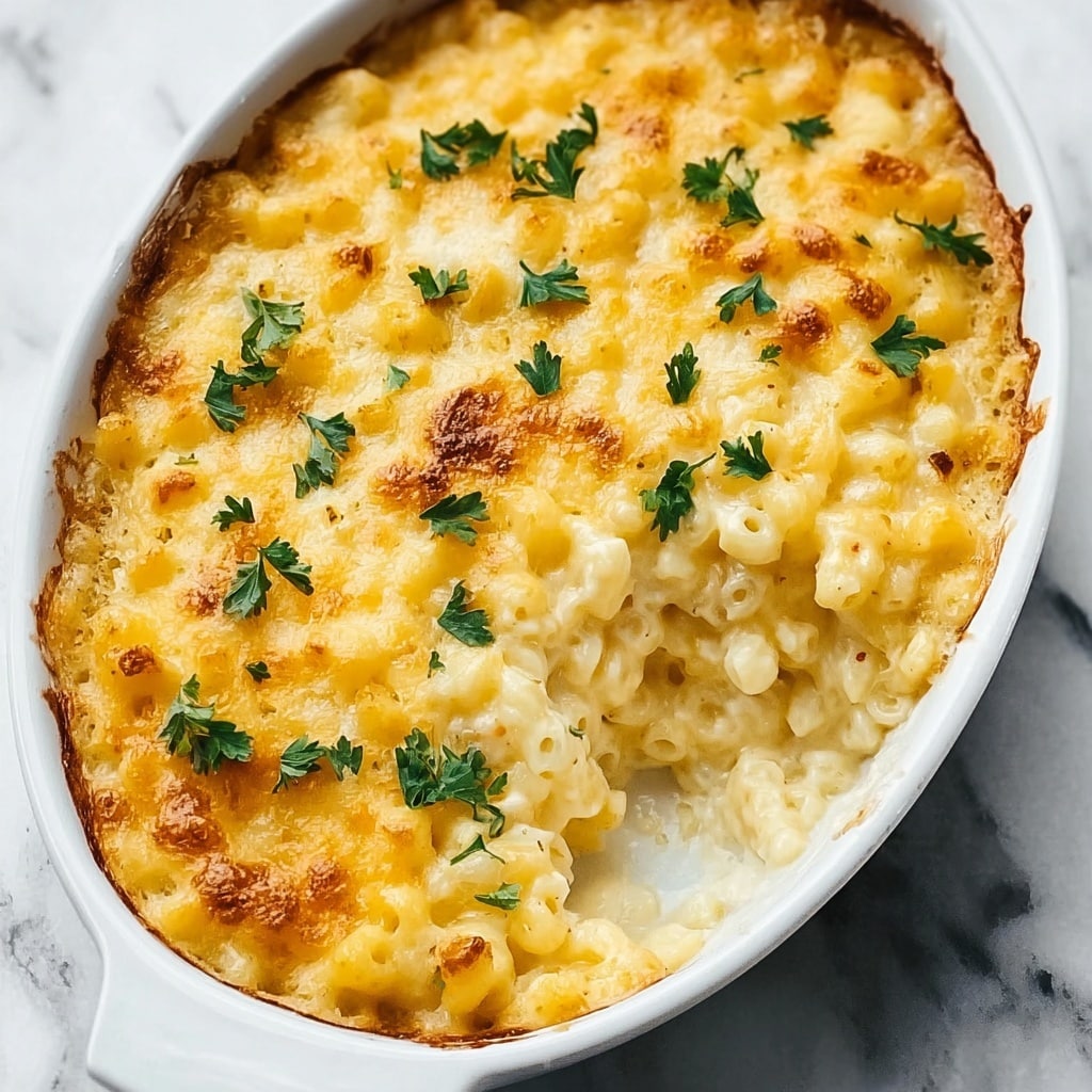 Heavenly Cheesy Hominy Casserole for Cozy Family Nights Recipe - Recipe Image