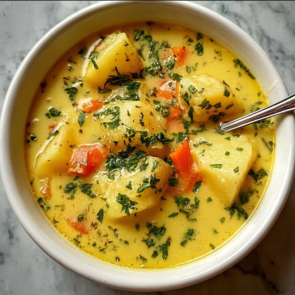 Hearty Vegan German Potato Soup Recipe