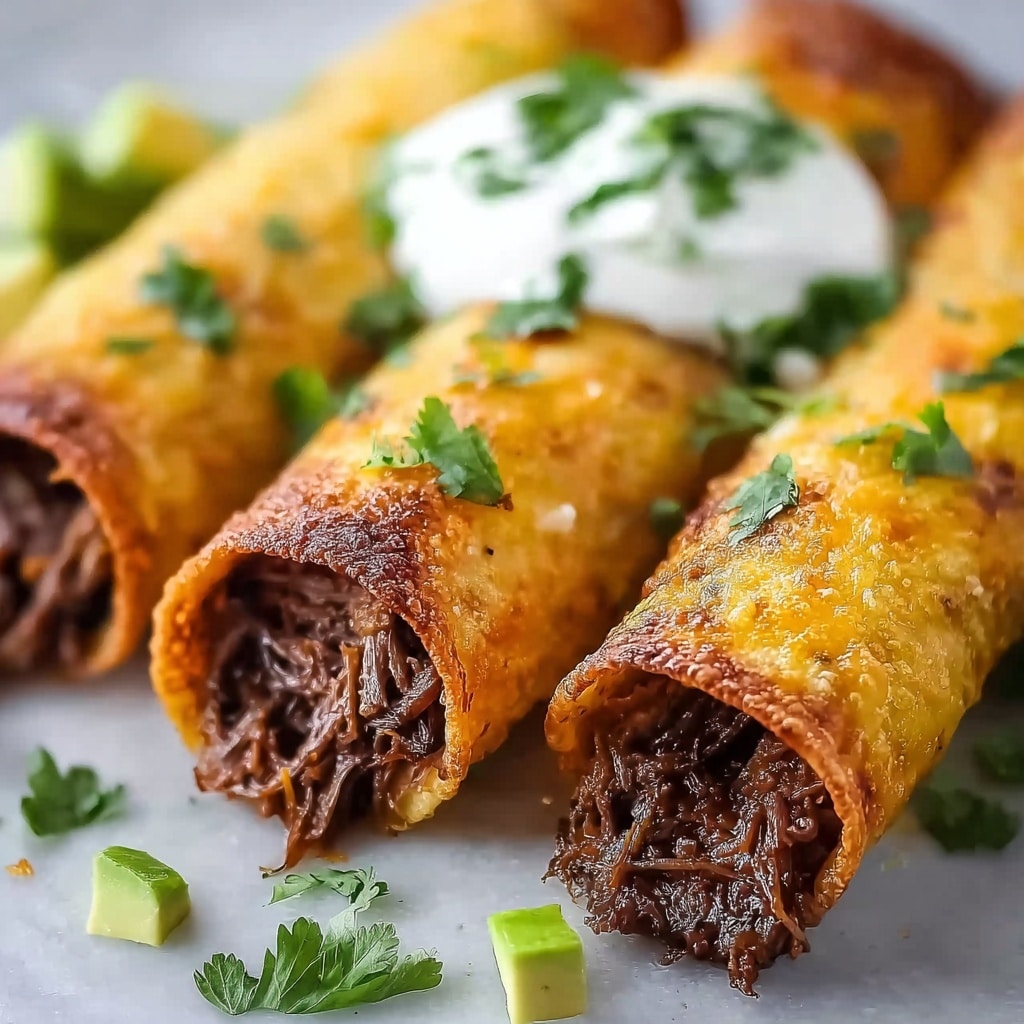 Crispy Beef Flautas Recipe