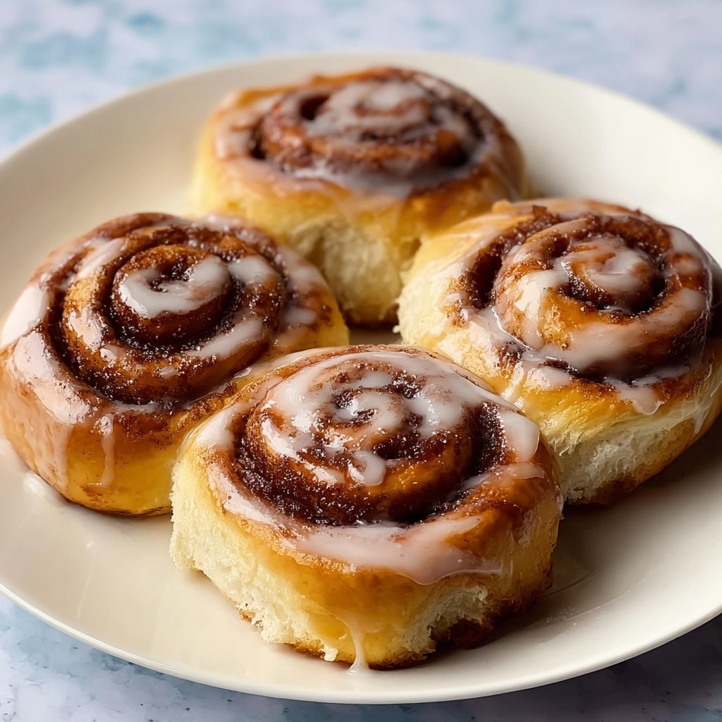 Soft Cinnamon Rolls with Glaze Recipe - Recipe Image