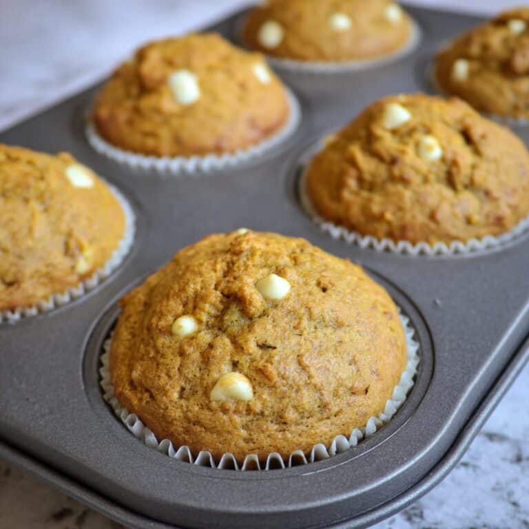 White Chocolate Chip Pumpkin Muffins Recipe