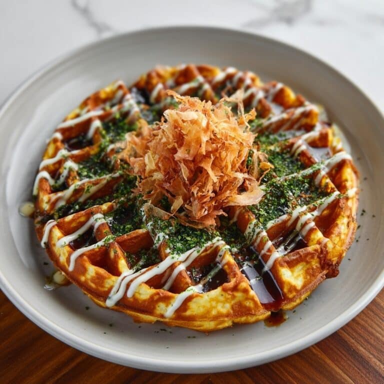 Osaka Okonomiyaki Waffles: A Crispy Tokyo-Style Fusion Recipe