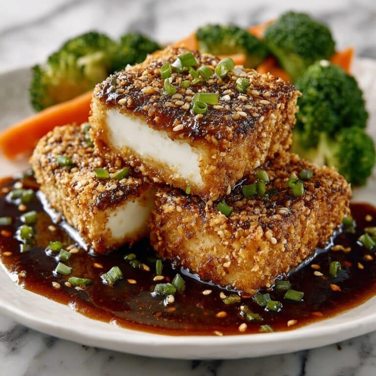 Miso Tofu Steaks with Sesame Crust Recipe