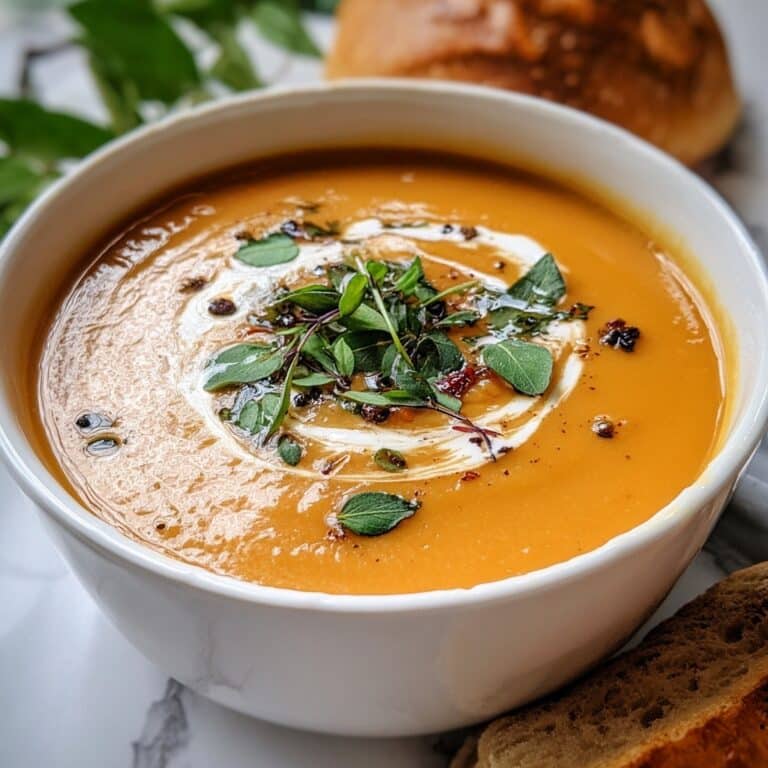 Creamy Tomato Soup with Basil and Coconut Milk Recipe