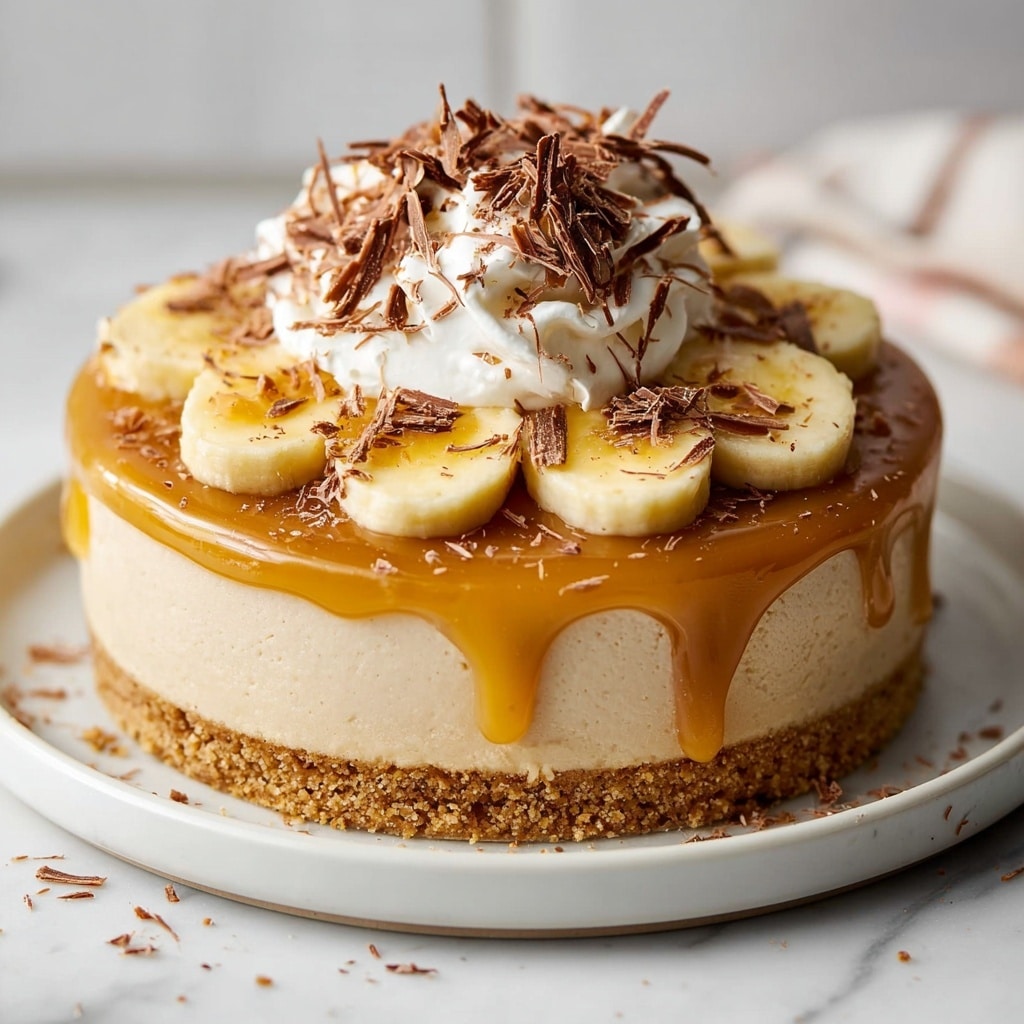 No Bake Vegan Banoffee Cheesecake Recipe