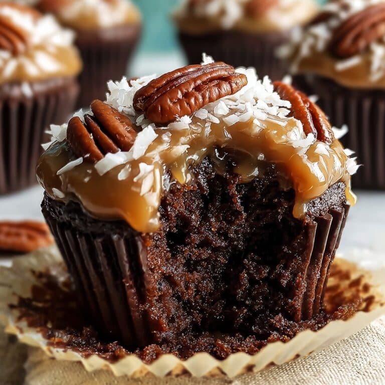 German Chocolate Cupcakes Recipe
