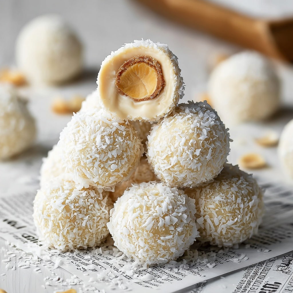 Vegan Raffaello Coconut Truffles Recipe