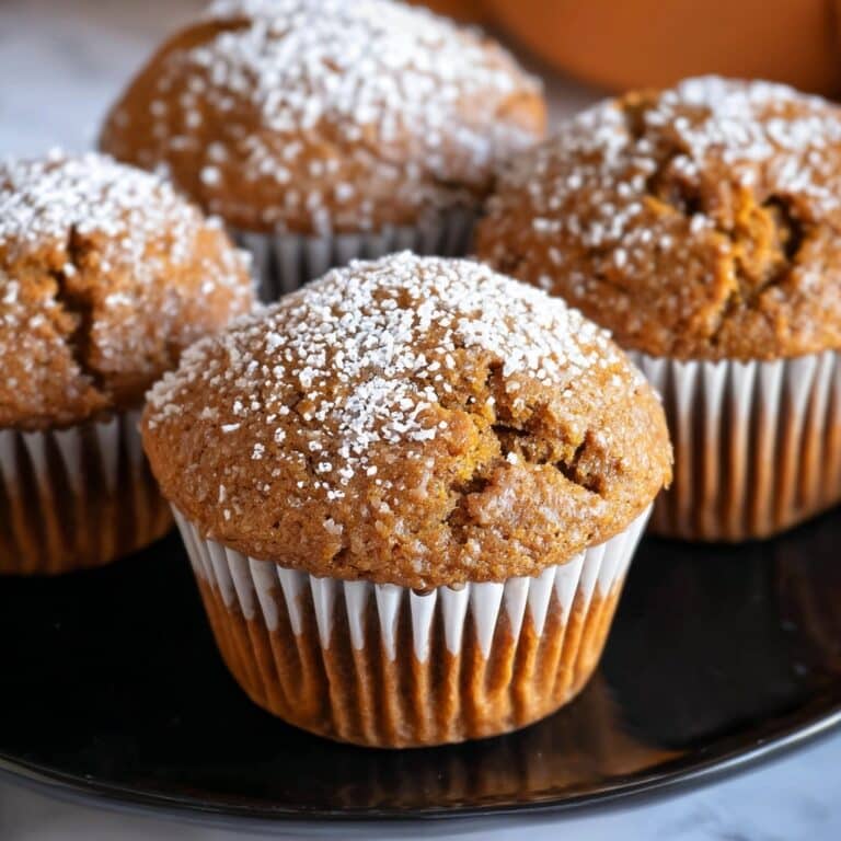 Pumpkin Oat Flour Muffins Recipe