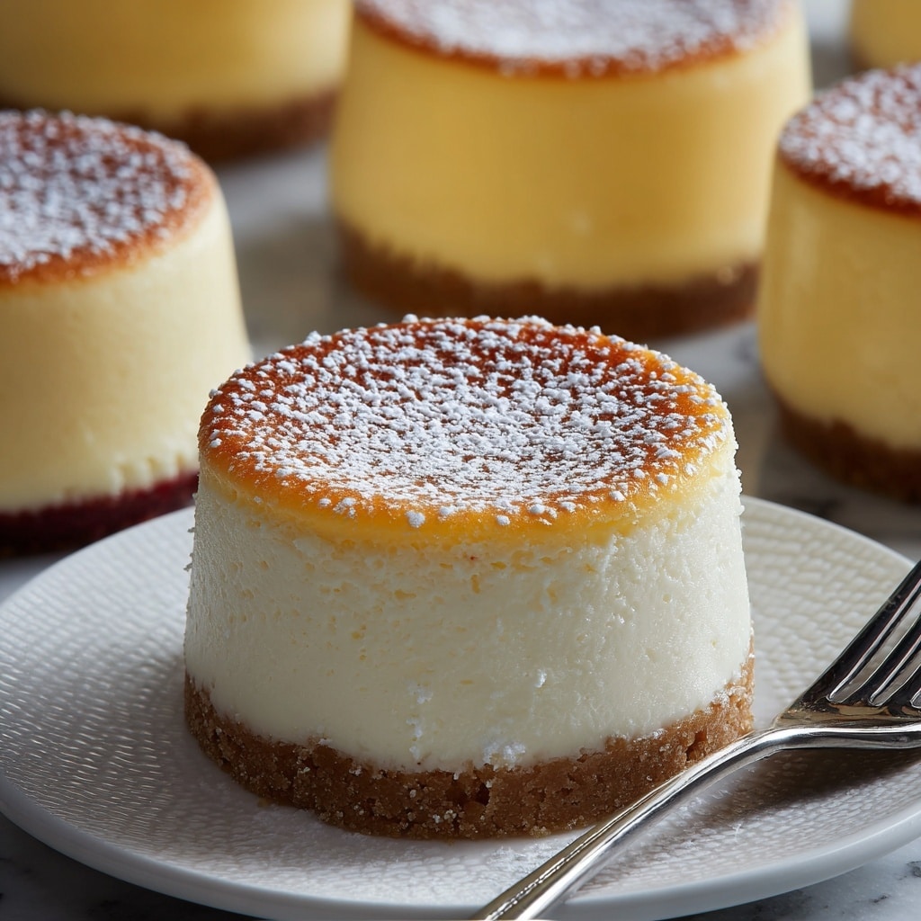 Quick Mini Japanese Cheesecakes Recipe - Recipe Image
