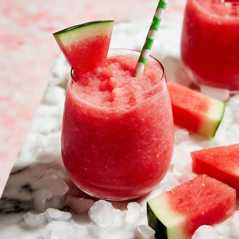 Watermelon Lemonade Slushies Recipe