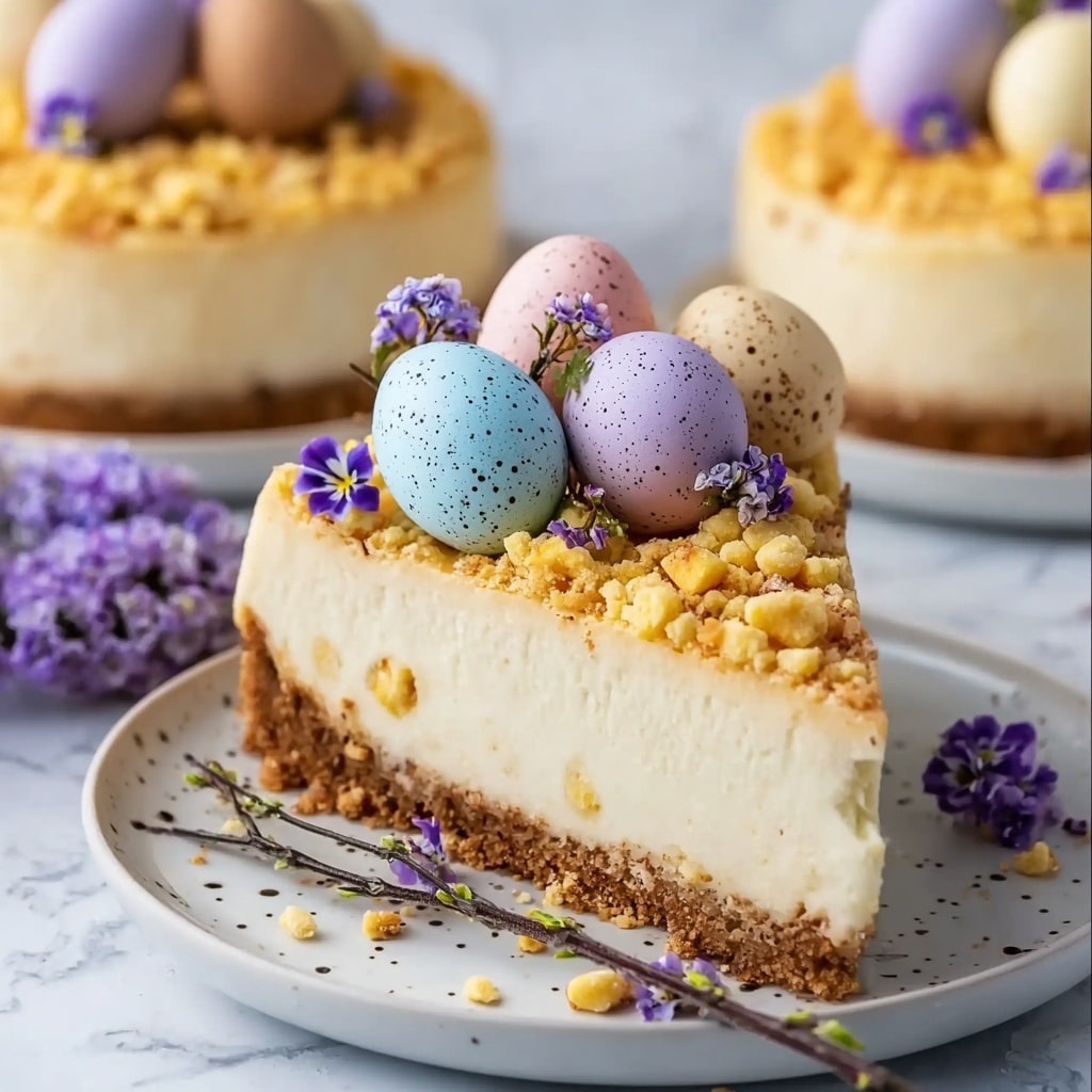 Easter Egg Cheesecake Recipe - Recipe Image