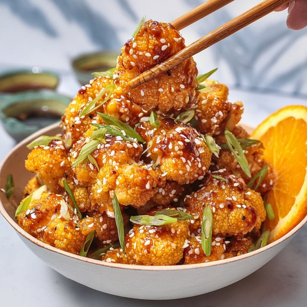 Vegan Glazed Orange Cauliflower “Chicken” Recipe - Recipe Image
